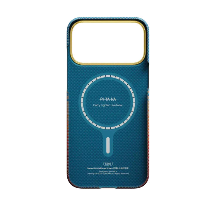 Husa iPhone 17 Pro, Pitaka PitaTap™ Edge Case, California Dream 01 [3]