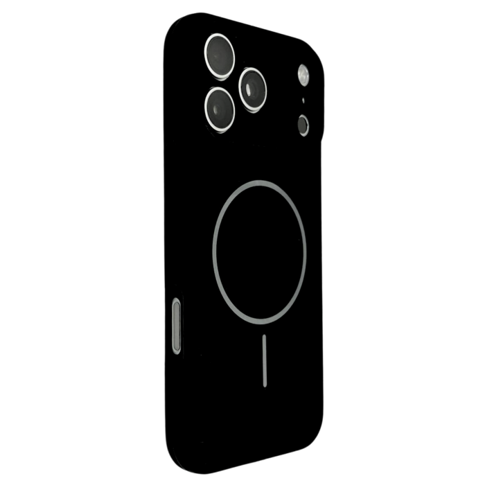 Husa iPhone 17 Pro, Silicon cu Protectie Camera, Microfibra la Interior si MagSafe, Black [2]