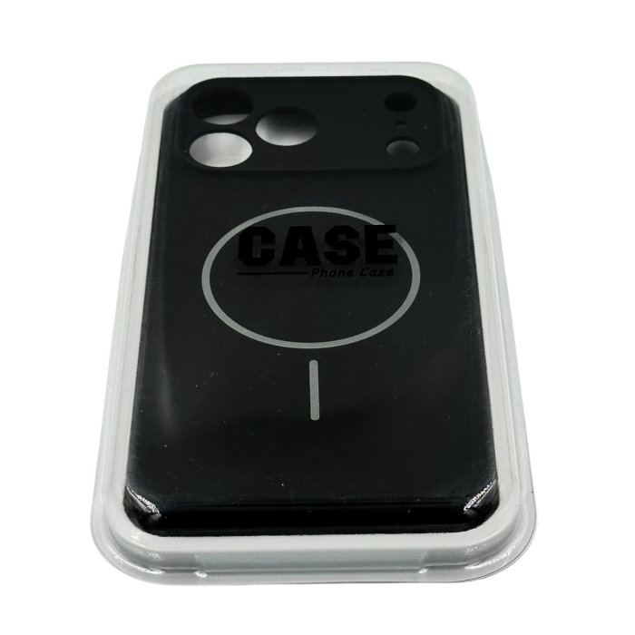 Husa iPhone 17 Pro, Silicon cu Protectie Camera, Microfibra la Interior si MagSafe, Black [7]