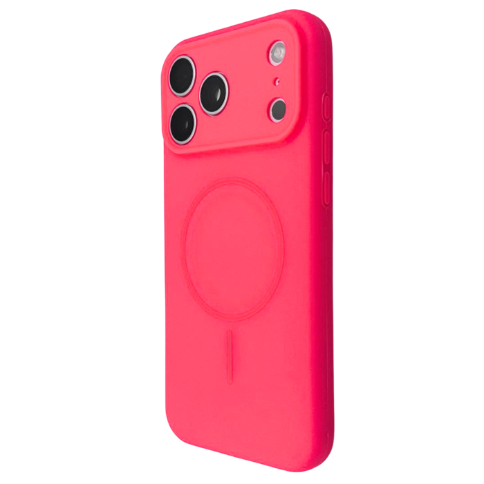 Husa iPhone 17 Pro Max, Silicon cu Protectie Camera, Microfibra la Interior si MagSafe, Dragon Fruit [3]