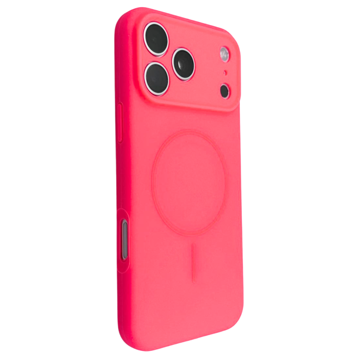 Husa iPhone 17 Pro Max, Silicon cu Protectie Camera, Microfibra la Interior si MagSafe, Dragon Fruit [2]