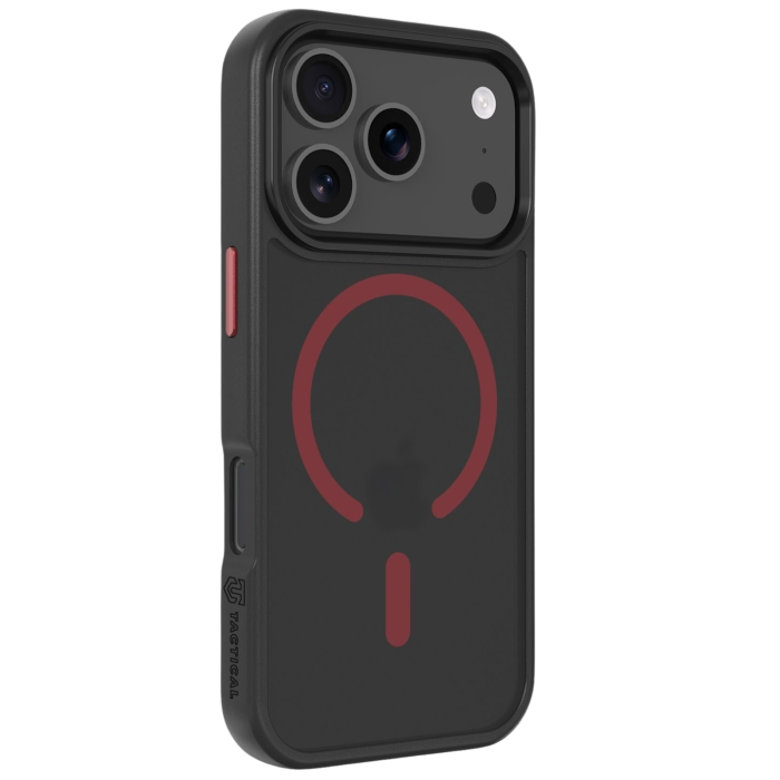 Husa iPhone 17 Pro, Tactical MagForce Hyperstealth, Black / Red [2]