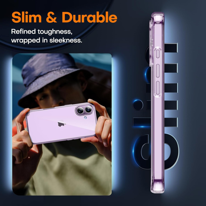 Husa iPhone 17, Slim Luxury Transparenta Full Protection [5]