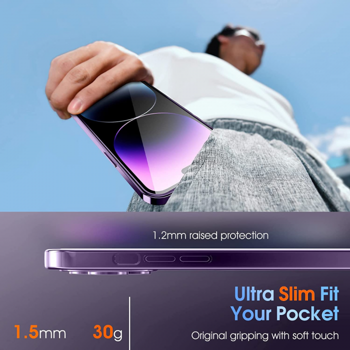 Husa Luxury MagSafe cu Protectie Lentile Camera si Anti-Shock pentru iPhone 14 Plus, Deep Purple [8]