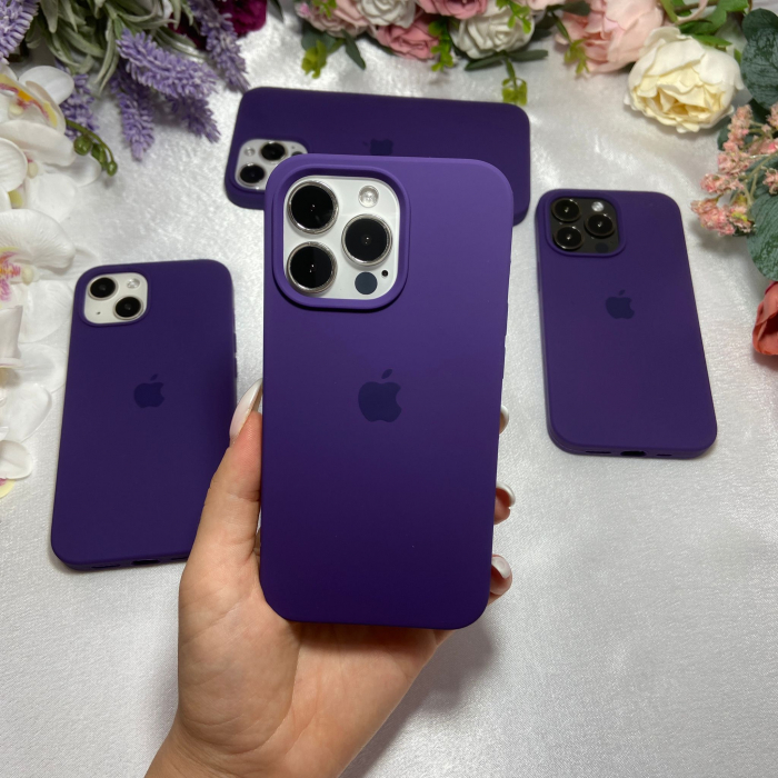 Husa MagSafe de Silicon pentru Iphone 12/12Pro, Mov [7]