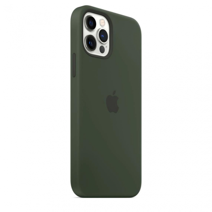 Husa MagSafe de Silicon pentru Iphone 13 Pro, Verde Army [2]