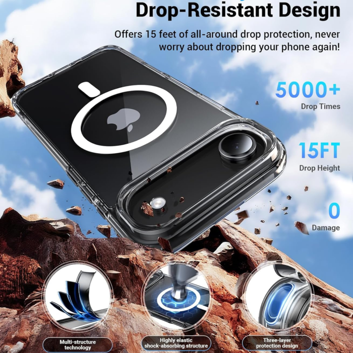 Husa MagSafe Transparenta pentru iPhone 17 Air [2]
