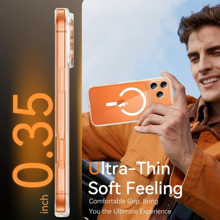 Husa MagSafe Transparenta pentru iPhone 17 Pro Max [7]