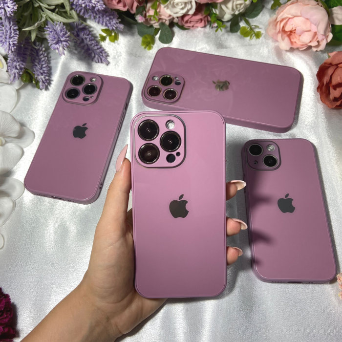 Husa Pentru Iphone 13 Pro Sticla si Silicon, Purple [1]