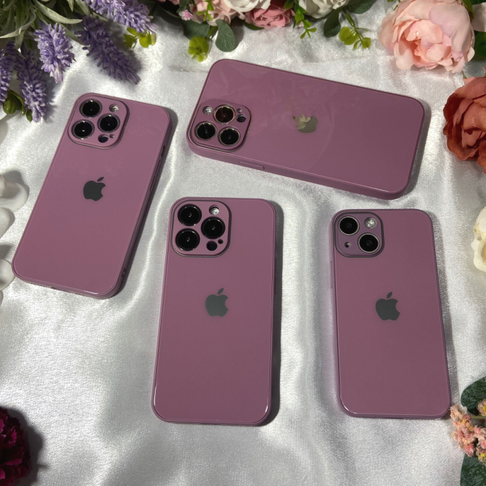 Husa Pentru Iphone 13 Pro Sticla si Silicon, Purple [5]