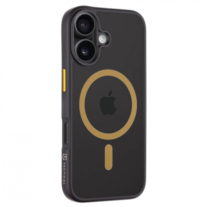 Husa pentru iPhone 16 Tactical MagForce Hyperstealth 2.0, Black/Yellow [2]