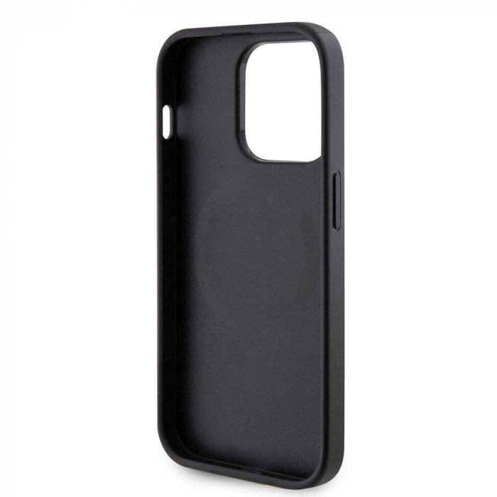 Husa pentru iPhone 16 Pro Max Guess Saffiano Classic MagSafe (GUHMP16XPSAHMCK) - Black [5]