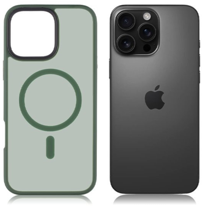 Husa pentru iPhone 16 Pro Max, Tactical MagForce Hyperstealth, Forest Green [3]