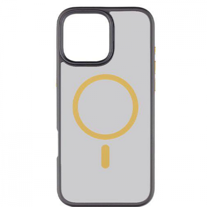 Husa pentru iPhone 16 Pro Max Tactical MagForce Hyperstealth 2.0, Black/Yellow [3]
