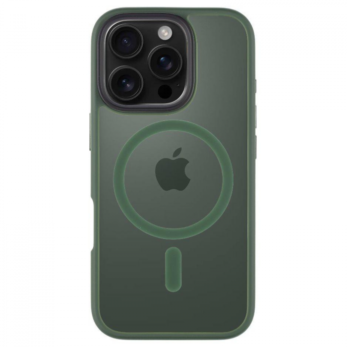 Husa pentru iPhone 16 Pro Tactical MagForce Hyperstealth, Forest Green [1]