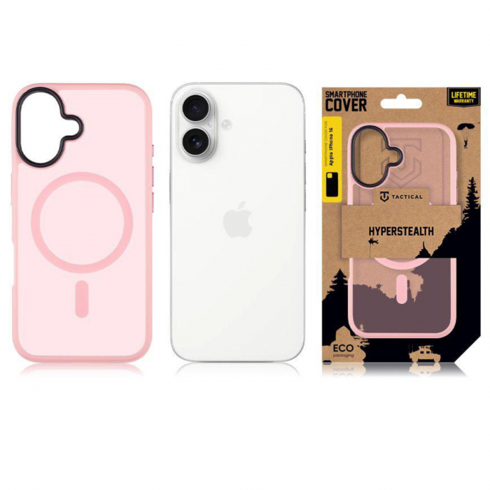 Husa pentru iPhone 16 Tactical MagForce Hyperstealth, Pink Panther [7]