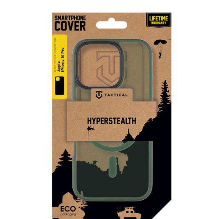 Husa pentru iPhone 16 Pro Tactical MagForce Hyperstealth, Forest Green [4]