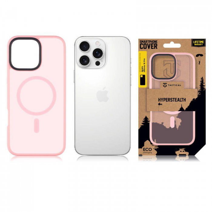 Husa pentru iPhone 16 Pro, Tactical MagForce Hyperstealth, Pink Panther [6]