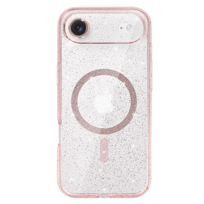 Husa pentru iPhone 17 Air, Glitter Magsafe, Pink Smoke [2]