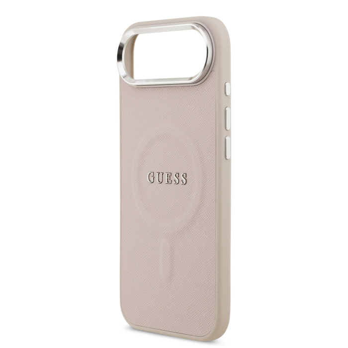 Husa pentru iPhone 17 Air, Guess PU Saffiano MagSafe, Pink [5]