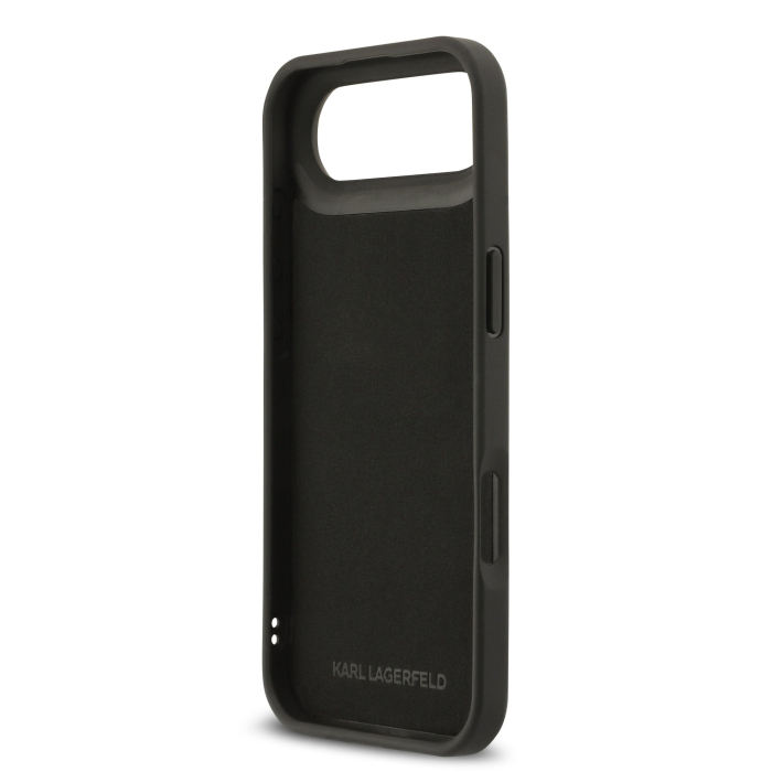 Husa pentru iPhone 17 Air Karl Lagerfeld 3D Rubber Karl and Choupette, Black [6]