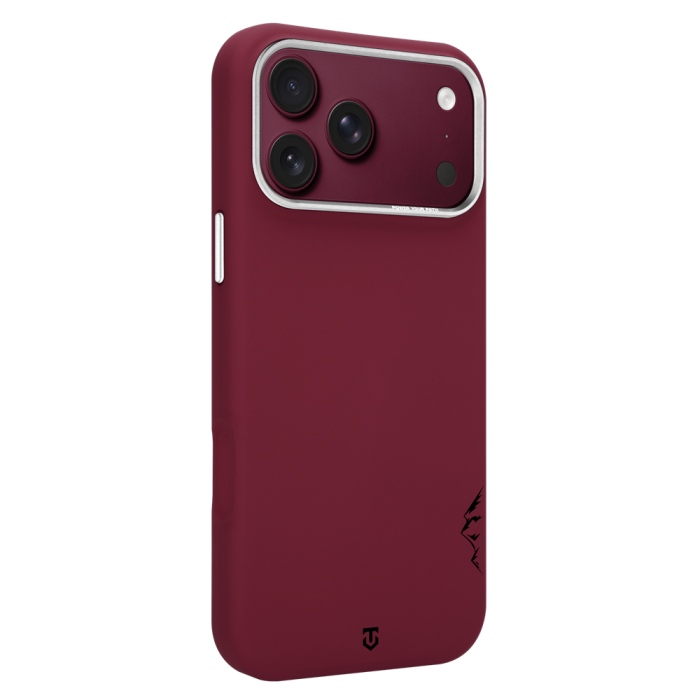 Husa pentru iPhone 17 Pro/ 18 Pro, Tactical MagForce Velvet Smoothie 2.0 Burgundy [3]
