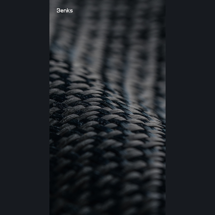 Husa pentru iPhone 17 Pro, Benks Magnetic Armor Pro Armor Grid Kevlar Metal Frame 600D (C.K.FL.AP.BK.Y069), Black [6]