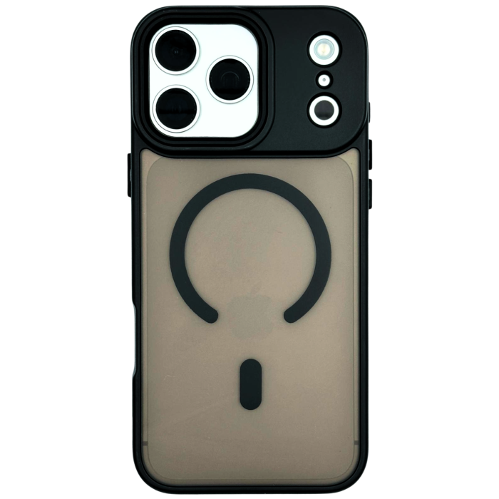 Husa pentru iPhone 17 Pro, MagSafe, Drop Resistant Shockproof, Matte Skin Black [14]