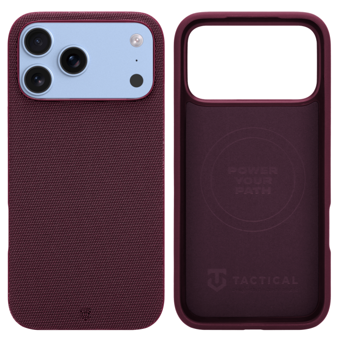 Husa pentru iPhone 17 Pro Max/ 18 Pro Max Tactical MagForce WEARe Burgundy [3]