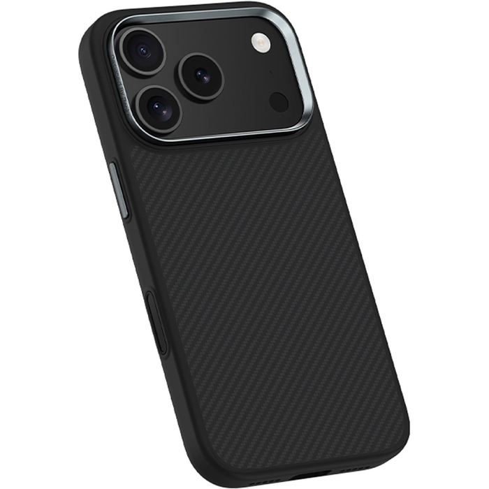 Husa pentru iPhone 17 Pro, Benks Magnetic Armor Pro Kevlar Metal Frame 600D (C.K.FL.AP.BK.A069) black (Camera Control Button) [5]