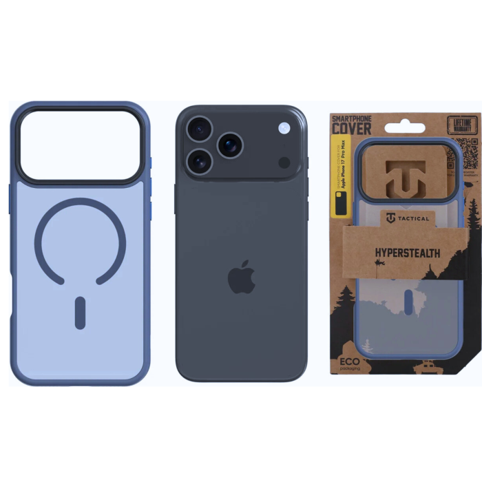 Husa pentru iPhone 17 Pro Max Tactical MagForce Hyperstealth, Deep Blue [3]