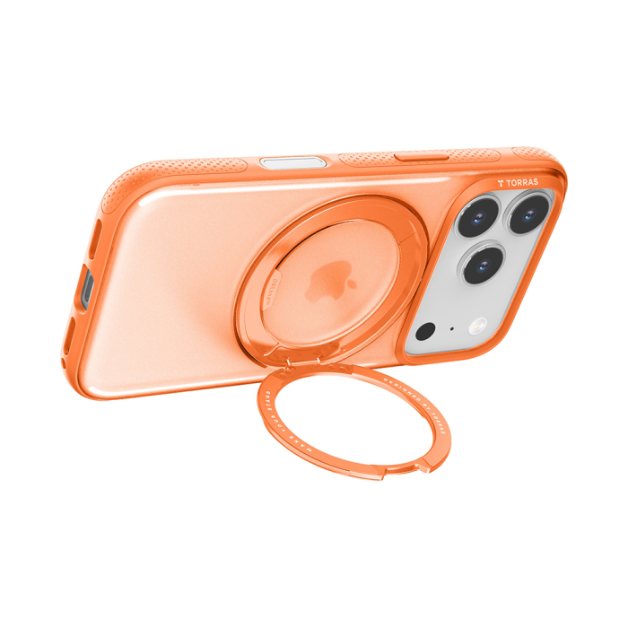 Husa pentru iPhone 17 Pro Max - Torras - Ostand R Fitness Series - Orange [3]