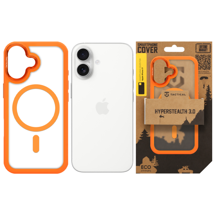Husa pentru iPhone 17 Tactical MagForce Hyperstealth 3.0 Agent Orange [5]
