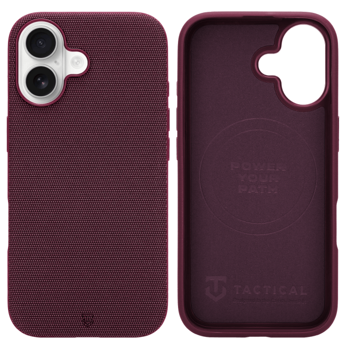 Husa pentru iPhone 17 Tactical MagForce WEARe Burgundy [2]