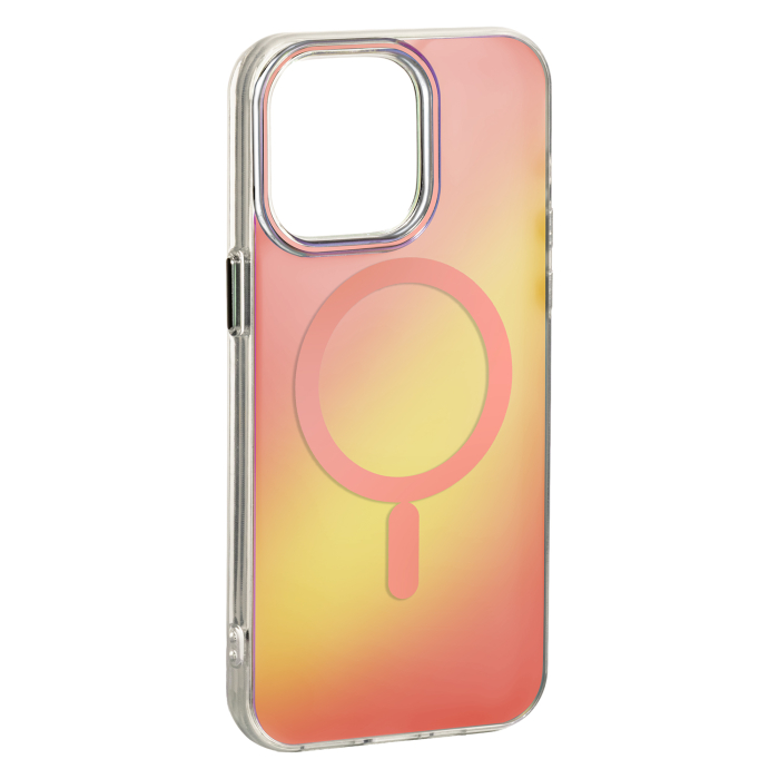 Husa pentru iPhone 17, Tecto Shield Aurora Boreala, Orange Pink [3]