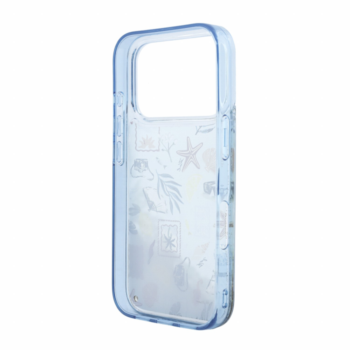 Husa pentru iPhone 18 Pro Max/ 17 Pro Max Karl Lagerfeld Liquid Glitter Beach Blue [6]