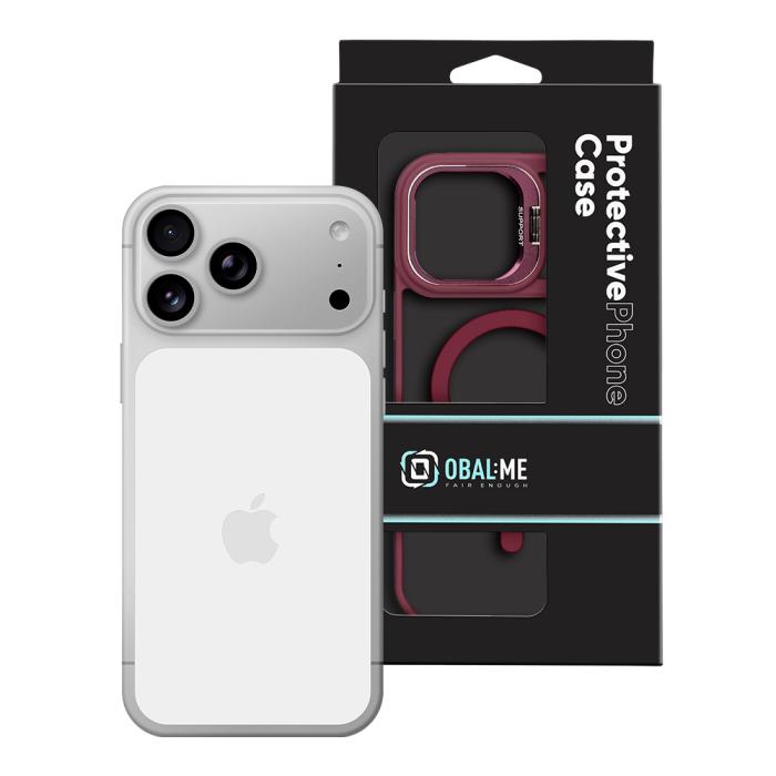Husa pentru iPhone 18 Pro/17 Pro OBAL:ME MagNetix Versa Wine Red [7]