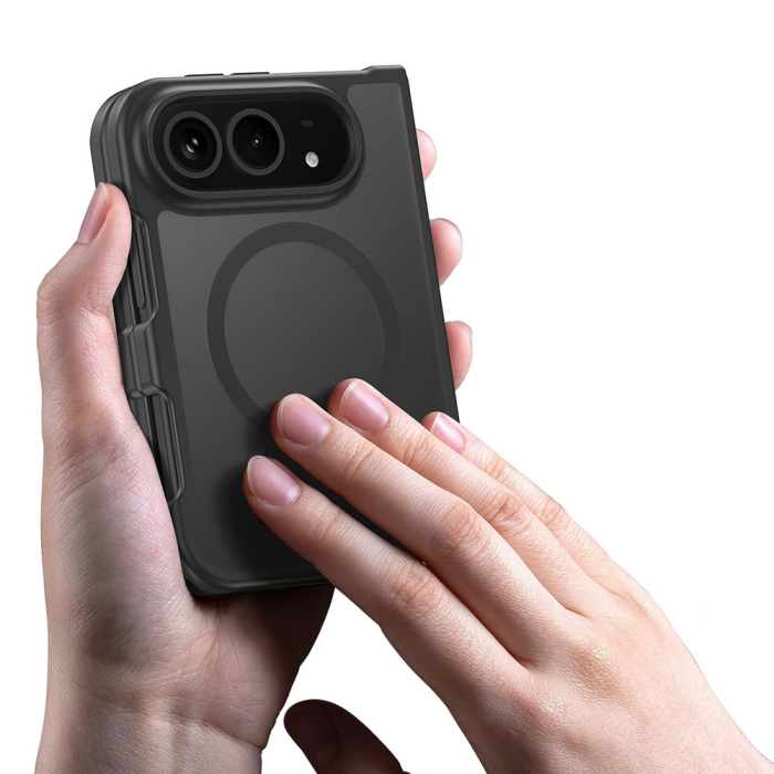 Husa pentru iPhone Duo, Full Matte Mag Cover Black [3]