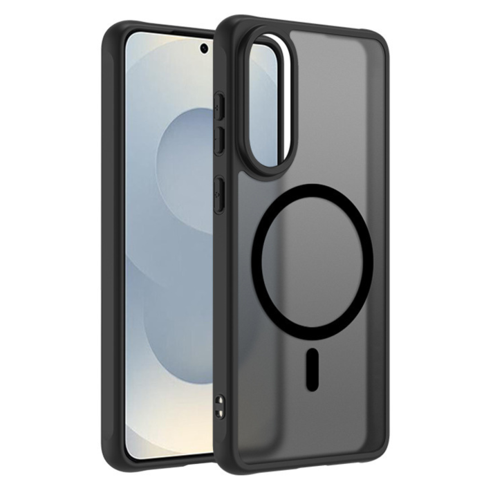 Husa pentru Samsung Galaxy S26, MagSafe, Drop Resistant Shockproof, Matte Skin Black [5]