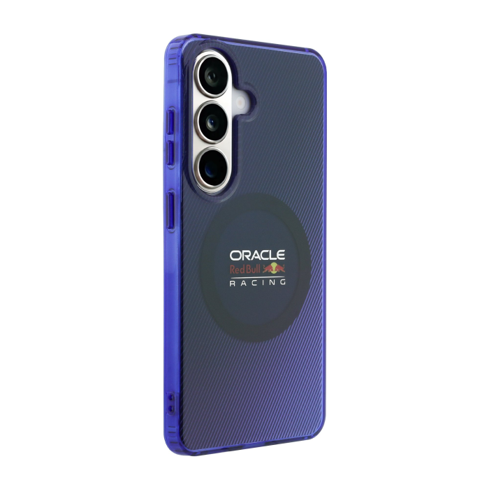 Husa pentru Samsung Galaxy S26, Red Bull PC Double Layer Blended Lines Magnetic, Navy Blue [3]