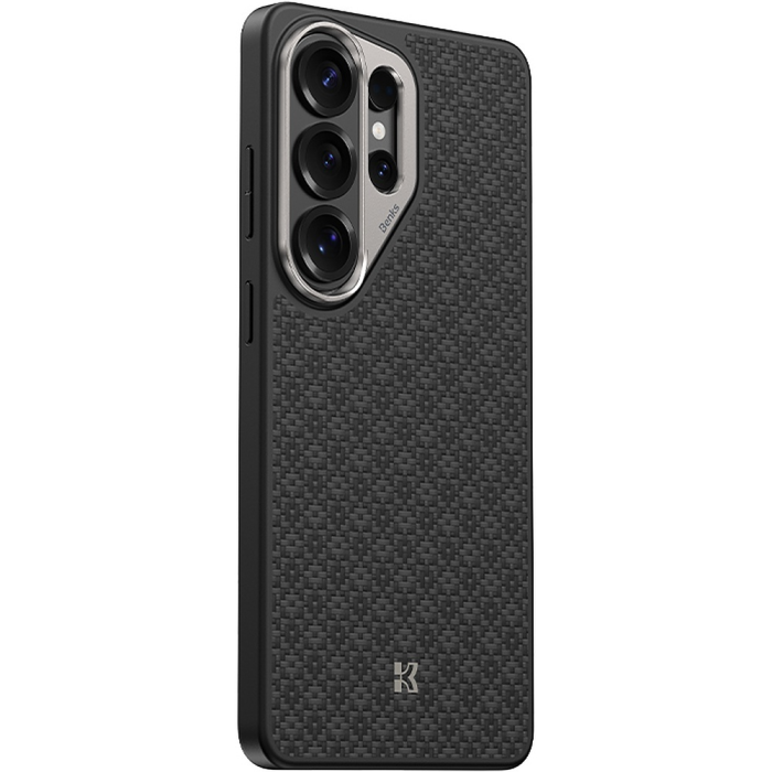 Husa pentru Samsung Galaxy S26 Ultra, Benks Magnetic Armor Pro Armor Grid Kevlar Metal Frame 600D (C.K.FL.SA.BK.H048), Black [4]
