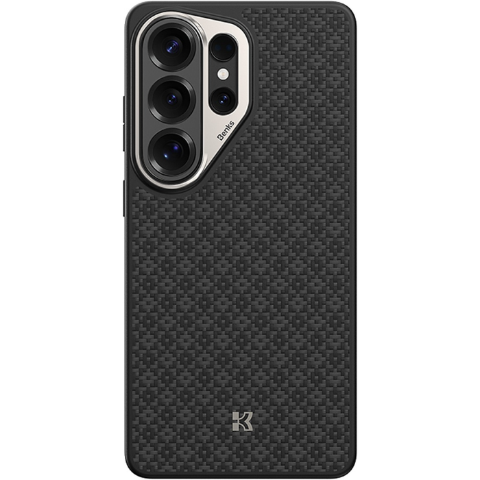 Husa pentru Samsung Galaxy S26 Ultra, Benks Magnetic Armor Pro Armor Grid Kevlar Metal Frame 600D (C.K.FL.SA.BK.H048), Black [3]
