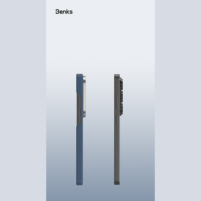 Husa pentru Samsung Galaxy S26, Benks Magnetic Armor Tint Kevlar 1000D (C.K.FL.SA.BE.B050), Blue [5]