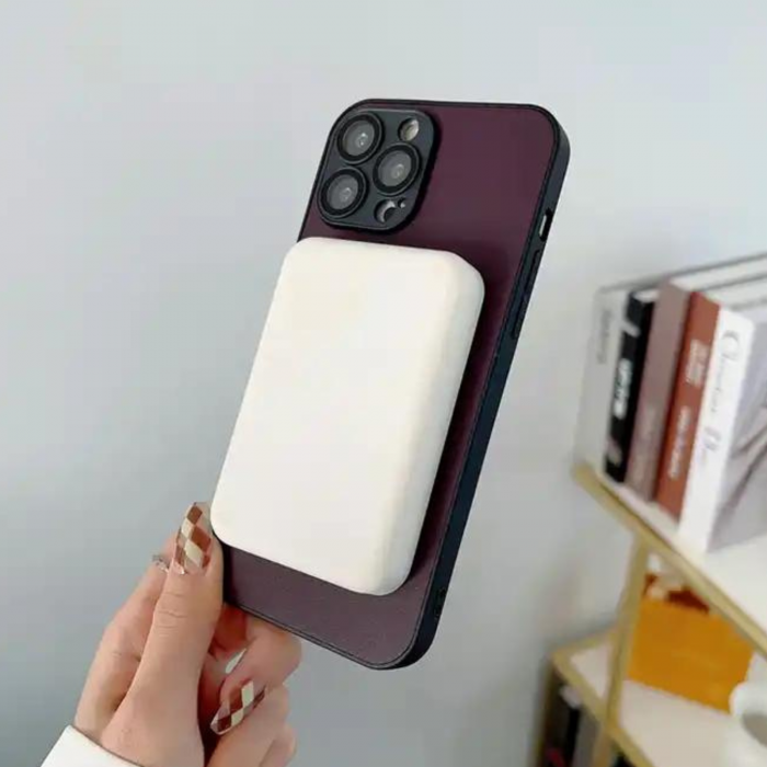 Husa Premium MagSafe Leather pentru iPhone 13, Deep Purple [3]