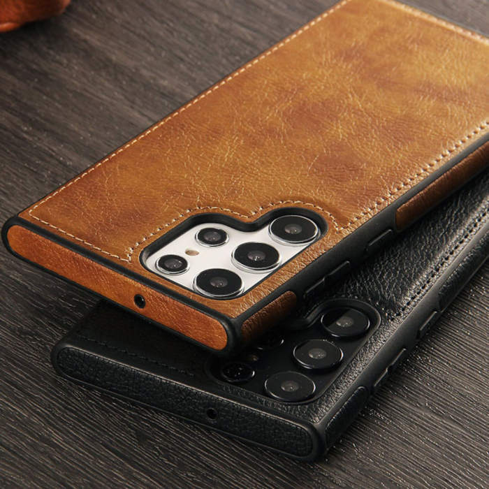 Husa Samsung Galaxy S26 Plus, Business Leather, Red [5]