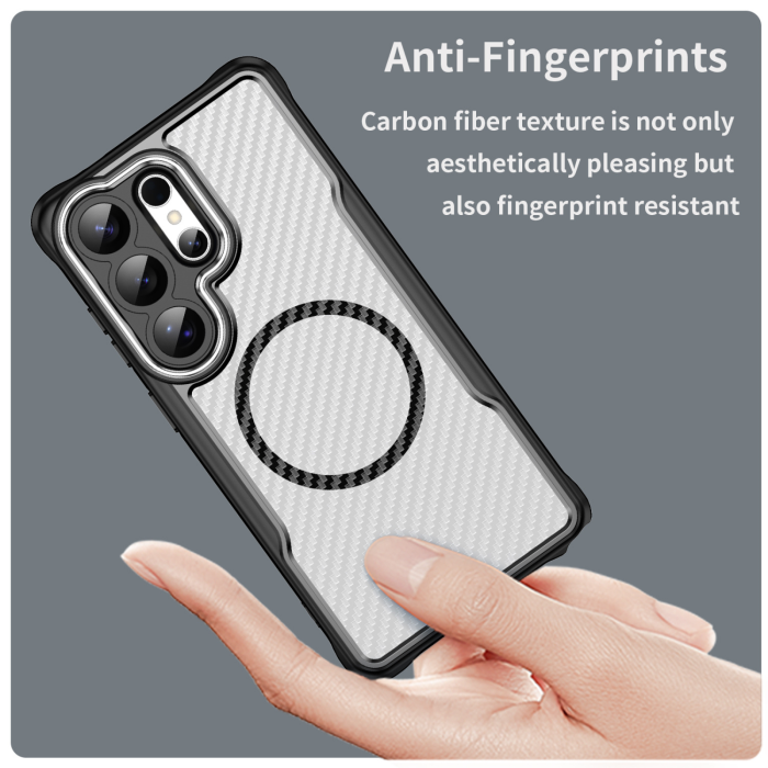 Husă Samsung Galaxy S26, Defender Carbon MagSafe, Protecție Anti-Șoc, Blue [5]