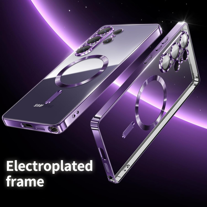 Husa Samsung Galaxy S26 Ultra, Luxury MagSafe cu Protectie Lentile Camera si Anti-Shock, Deep Purple [5]