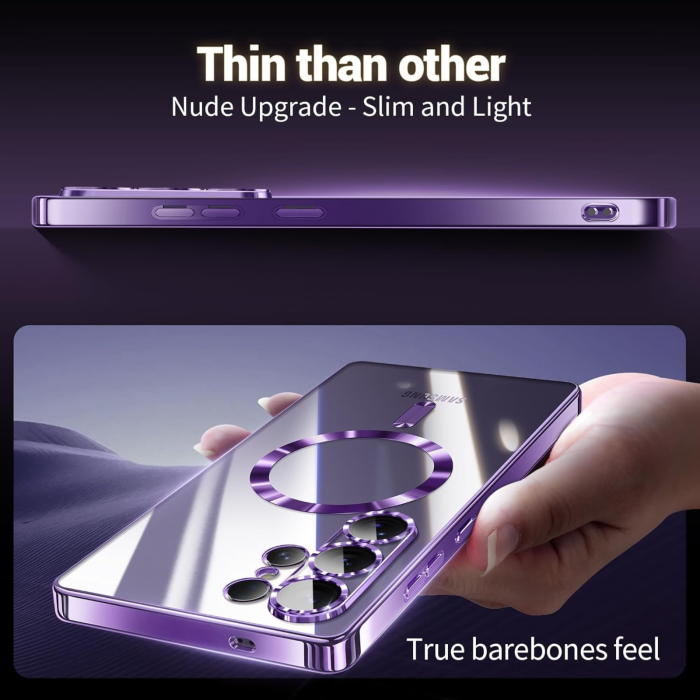 Husa Samsung Galaxy S26 Ultra, Luxury MagSafe cu Protectie Lentile Camera si Anti-Shock, Deep Purple [4]