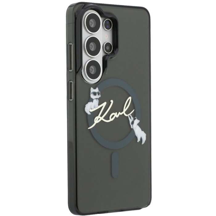 Husa Samsung Galaxy S26 Ultra, IML Choupette Karl Script Logo MagSafe, Black [4]