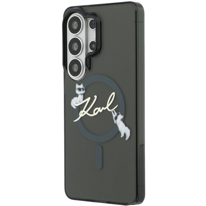 Husa Samsung Galaxy S26 Ultra, IML Choupette Karl Script Logo MagSafe, Black [3]